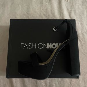 Fashion Nova Black heels